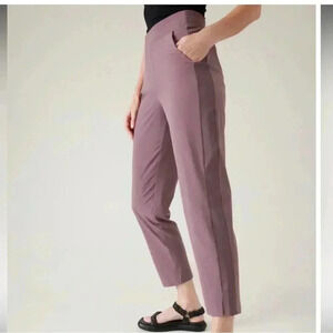 Athleta Brooklyn Ankle Pant in damask mauve 6